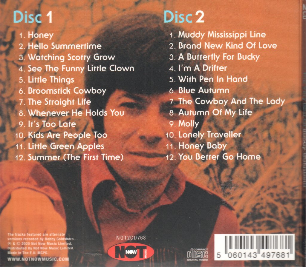 Bobby Goldsboro - Very Best Of Bobby Goldsboro - Double Cd