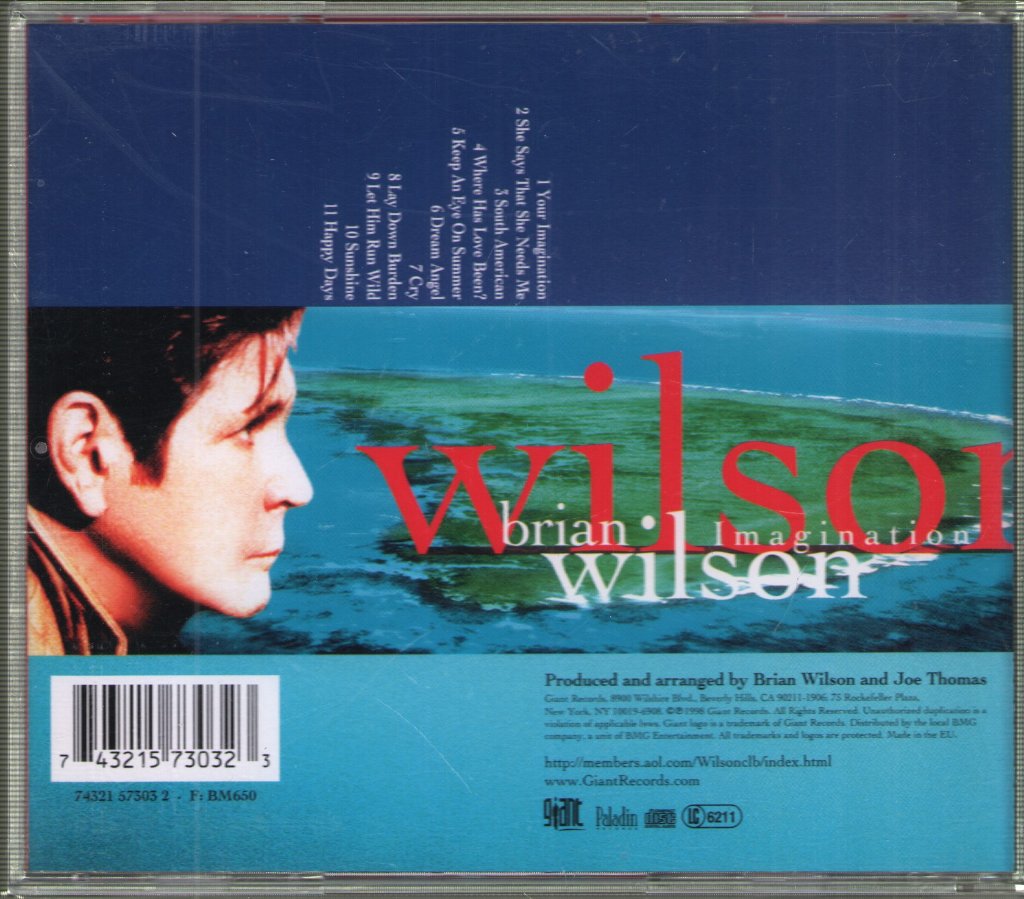 Brian Wilson - Imagination - Cd