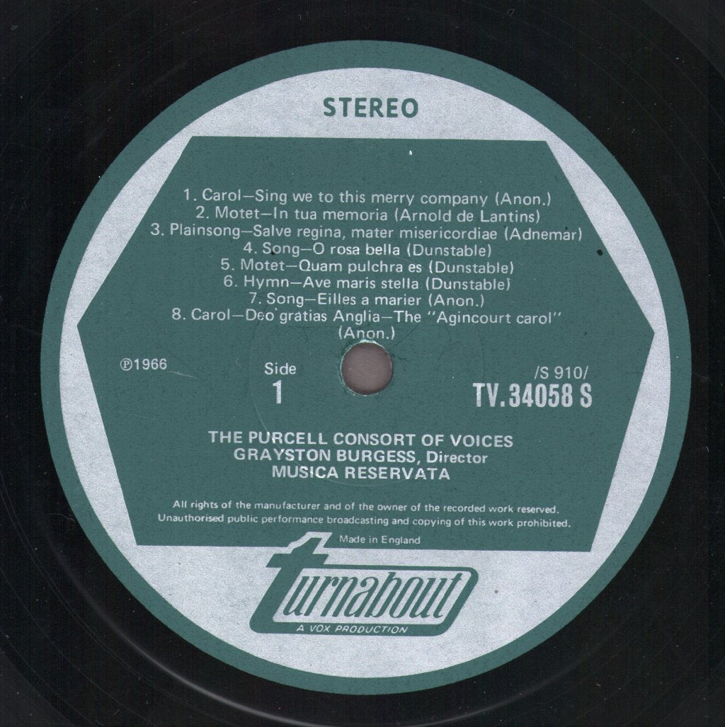 John Dunstable - Music Of The Early Renaissance - Lp