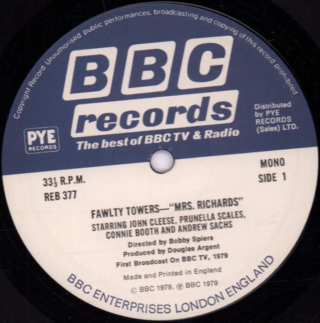 Fawlty Towers - Original Television Soundtrack - Lp