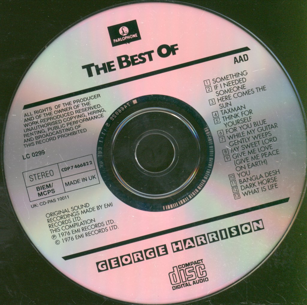 George Harrison - Best Of George Harrison - Cd
