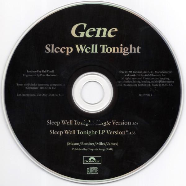 Gene - Sleep Well Tonight - Cd