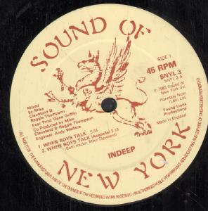 Indeep - When Boys Talk - 12 Inch