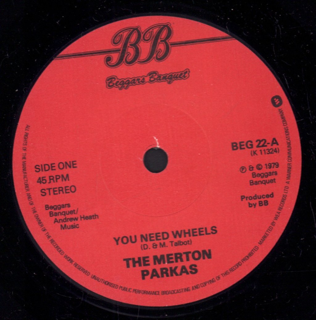 Merton Parkas - You Need Wheels - 7 Inch