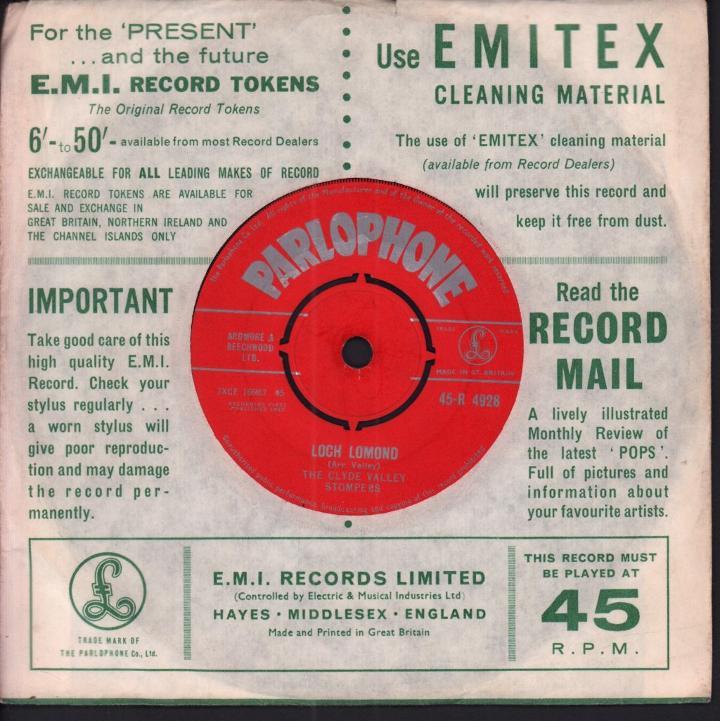 Clyde Valley Stompers - Peter And The Wolf - 7 Inch