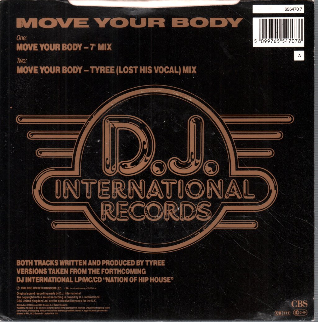 Tyree - Move Your Body - 7 Inch