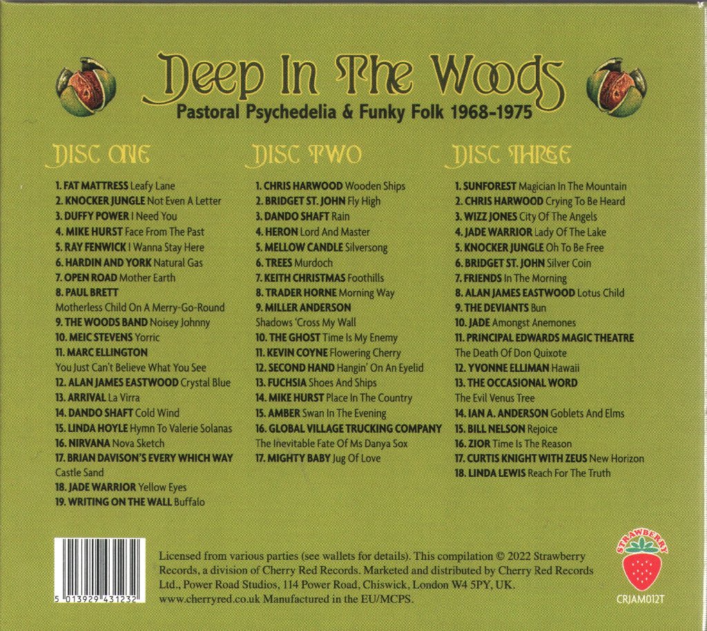 Various Artists - Deep In The Woods: Pastoral Psychedelia & Funky Folk 1968-75 - Triple Cd