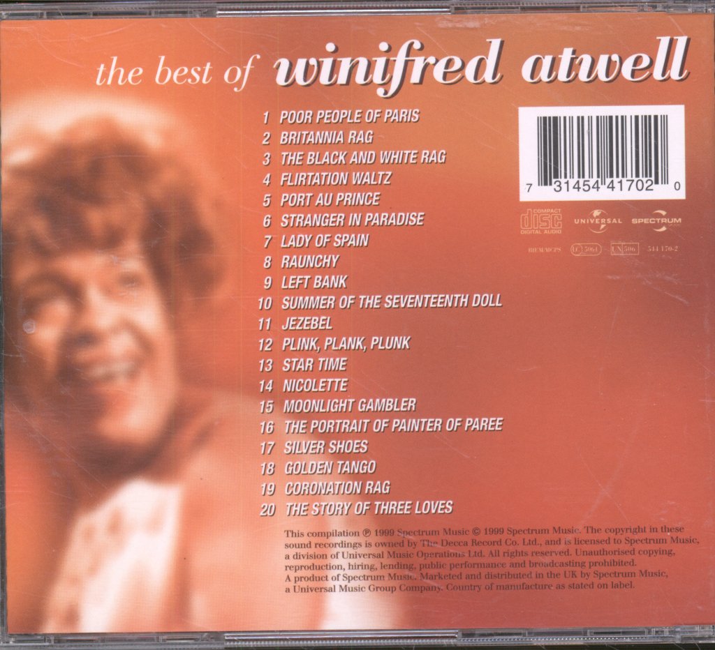 Winifred Atwell - Best Of Winifred Atwell - Cd