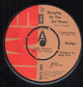 Design - Banging On The Old Piano - 7 Inch