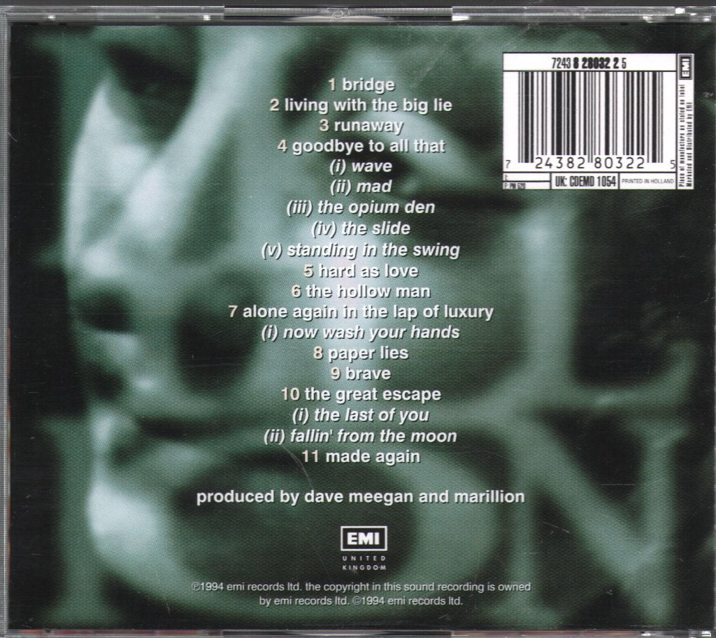 Marillion - Brave - Cd