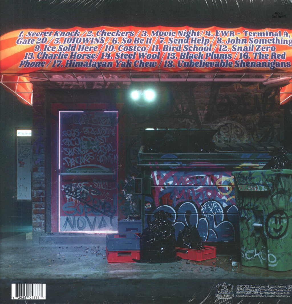 Aesop Rock - Black Hole Superette - Double Lp