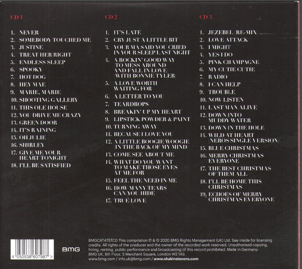 Shakin' Stevens - Singled Out - The Definitive Singles Collection - Cd Set
