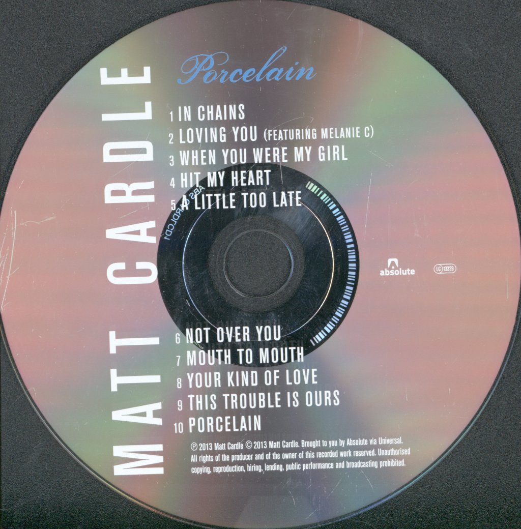 Matt Cardle - Porcelain - Cd