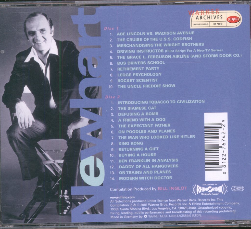Bob Newhart - "Something Like This ...": The Bob Newhart Anthology - Double Cd