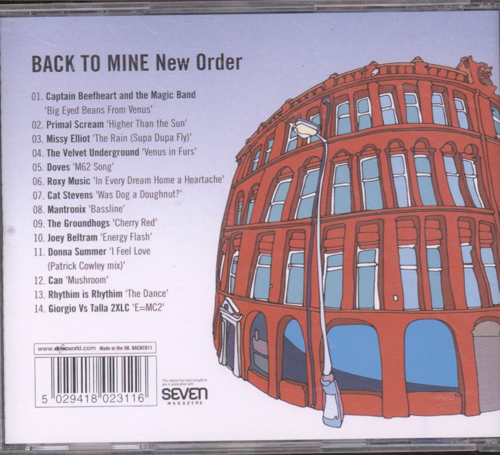 New Order - Back To Mine - Cd