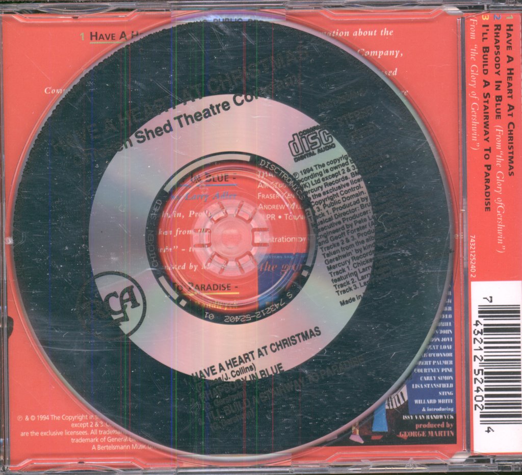 Chicken Shed Theatre Company And Larry Adler - Have A Heart At Christmas - Cd