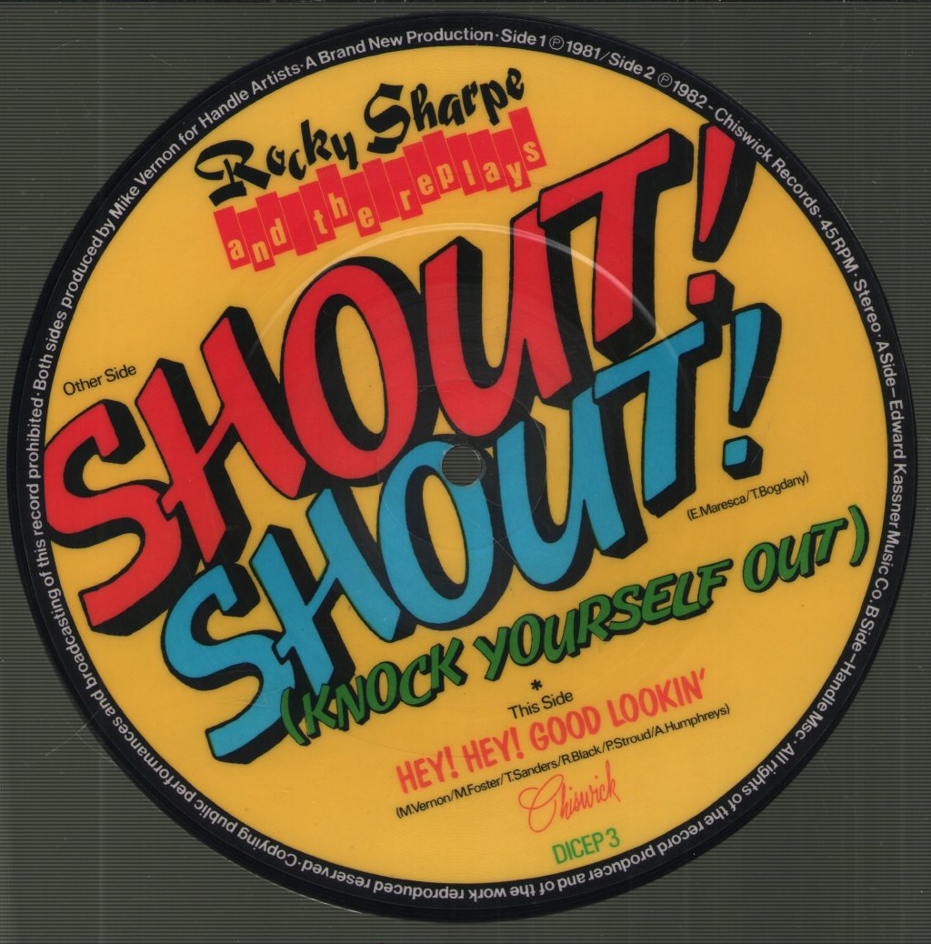 Rocky Sharpe And The Replays - Shout Shout - 7 Inch