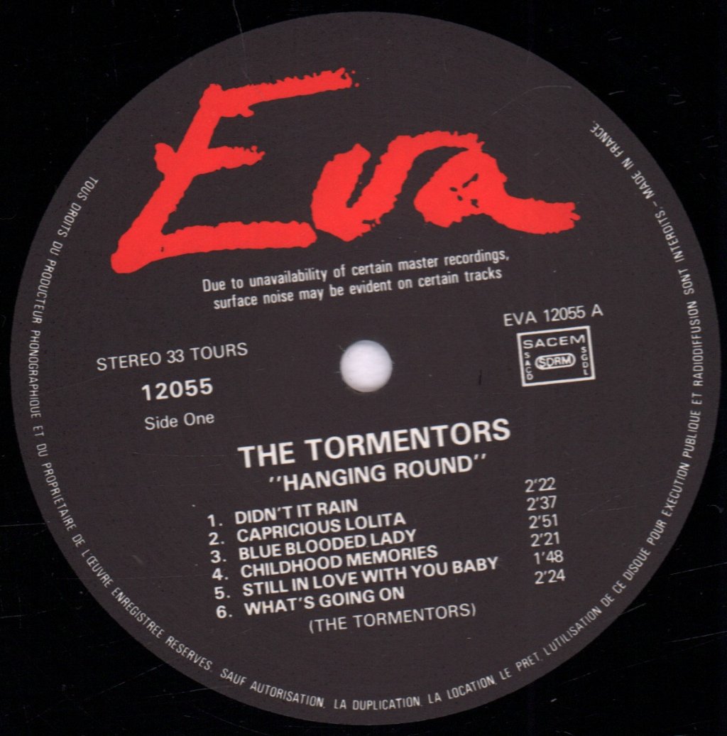 Tormentors - Hanging Around - Lp