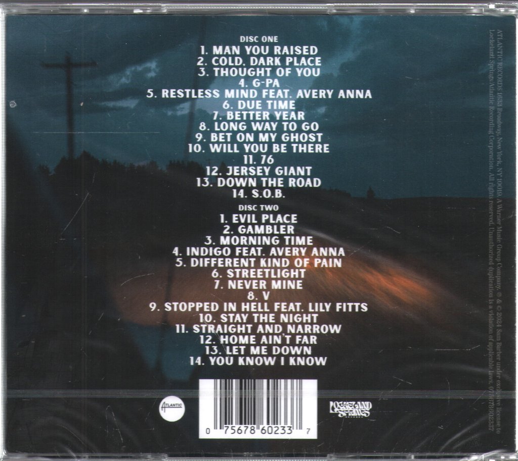 Sam Barber - Restless Mind - Double Cd