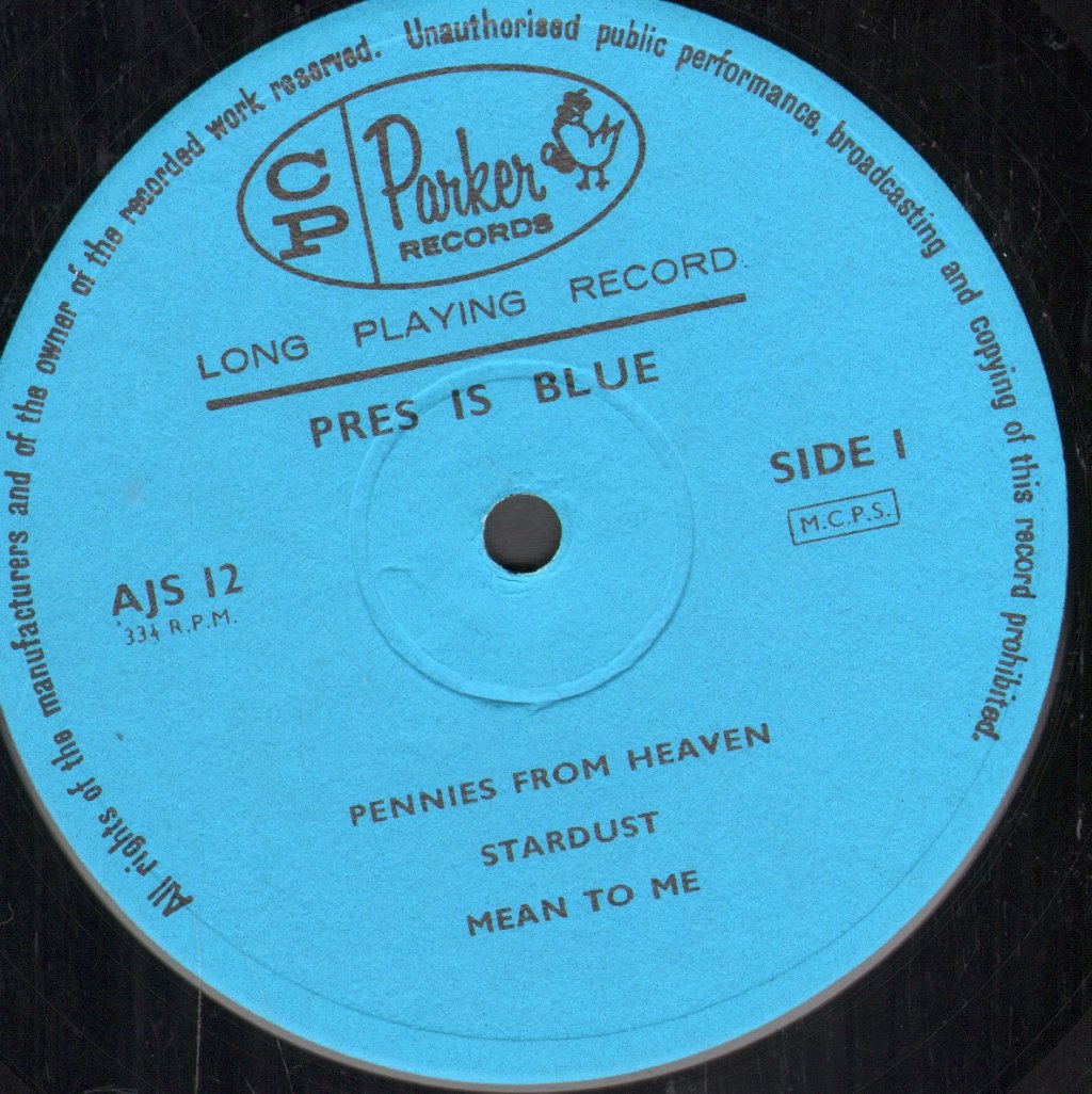 Lester Young - Pres Is Blue - Lp