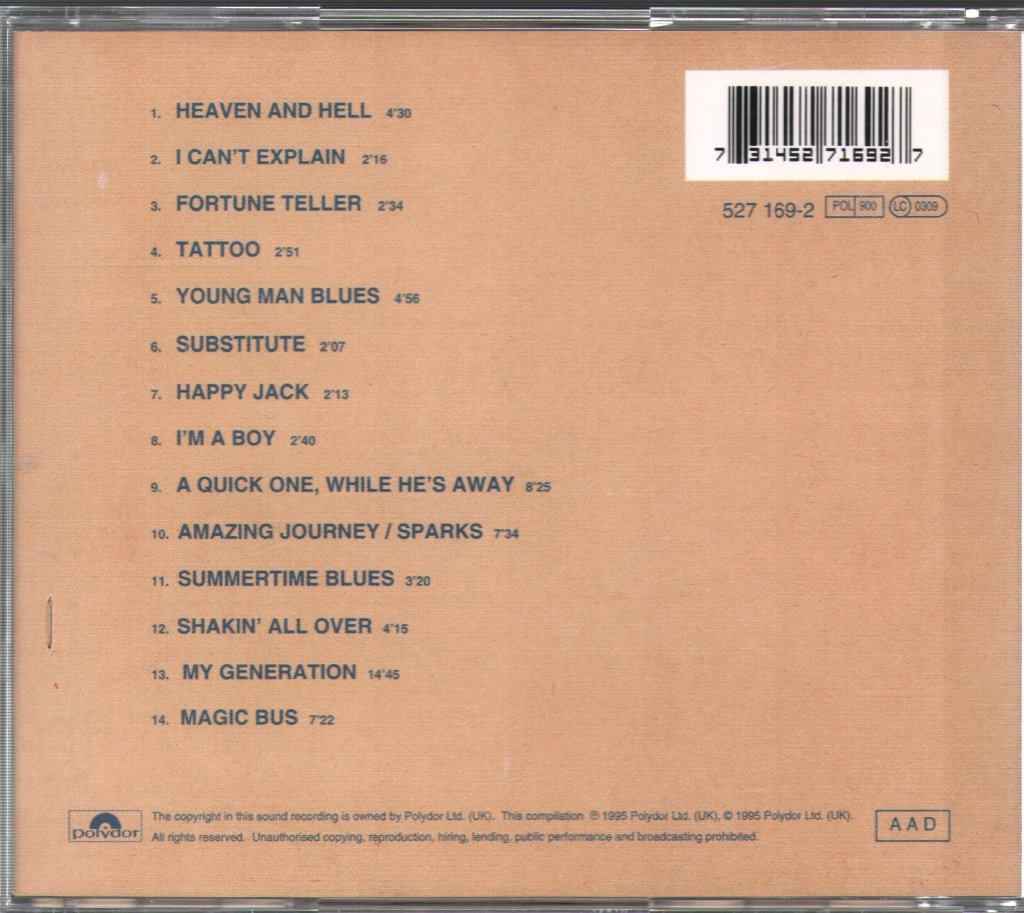 Who - Live At Leeds - Cd