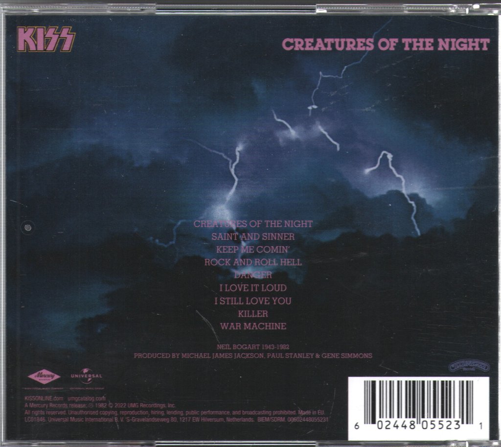 Kiss - Creatures Of The Night - Cd