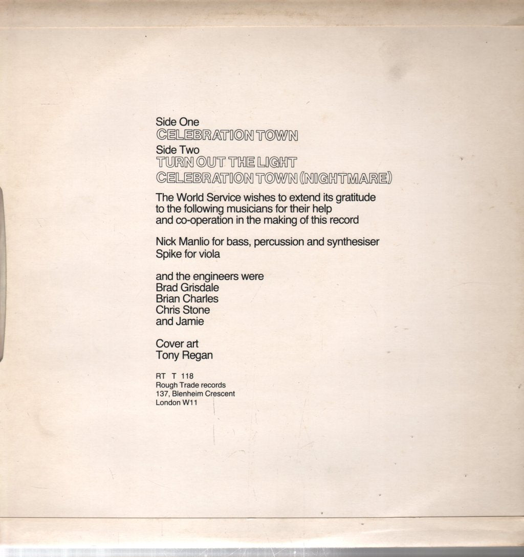 World Service - Celebration Town - 12 Inch