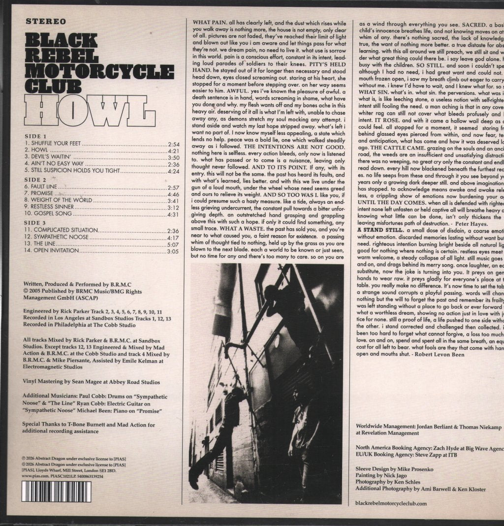 Black Rebel Motorcycle Club - Howl (20th Anniversary) - Double Lp