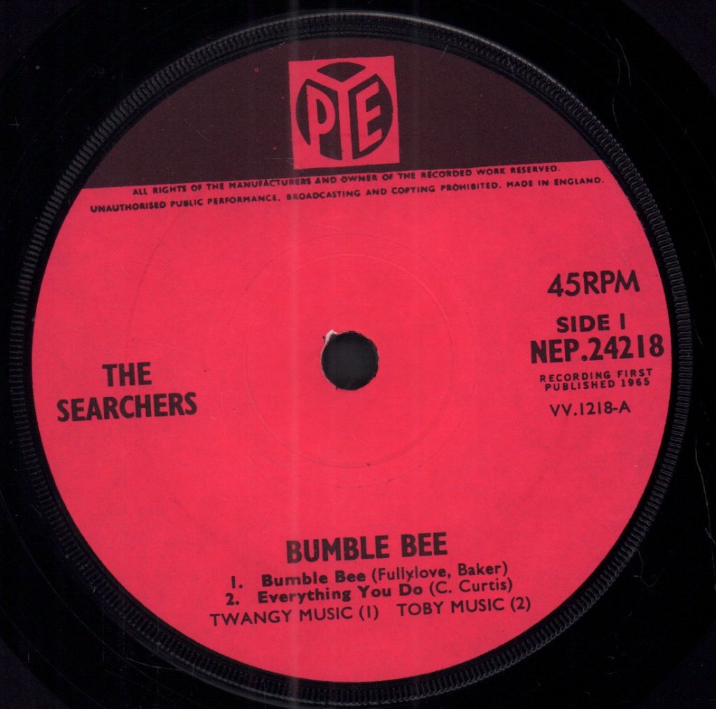 Searchers - Bumble Bee - 7 Inch