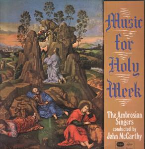 Ambrosian Singers / John Mccarthy - Music For Holy Week - Lp