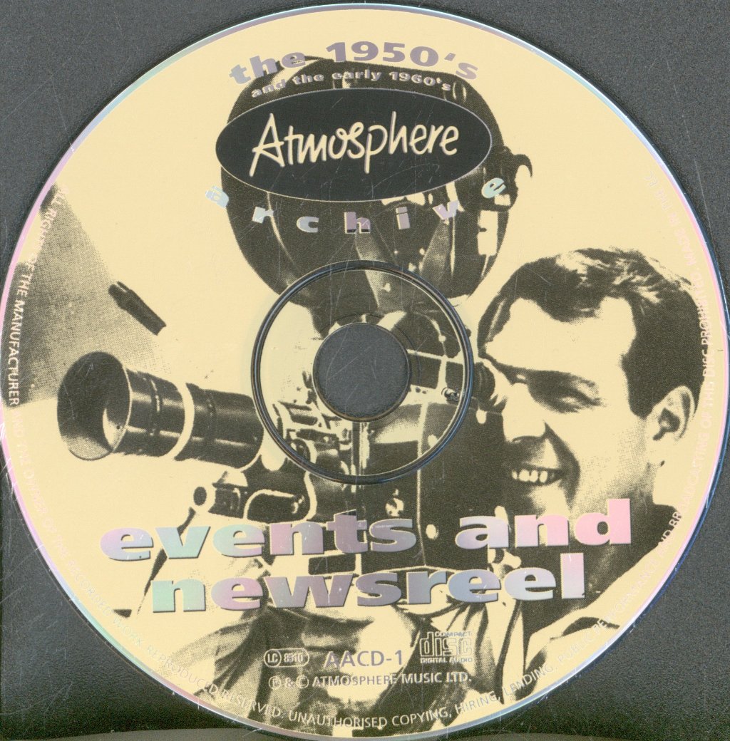 Various Artists - Events And Newsreel - The 1950's And Early 1960's - Cd