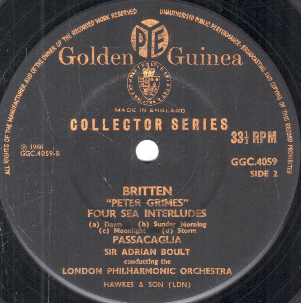 Sir Adrian Boult / London Philharmonic Orchestra - Elgar - Falstaff - Symphonic Study, OP.68 - Lp
