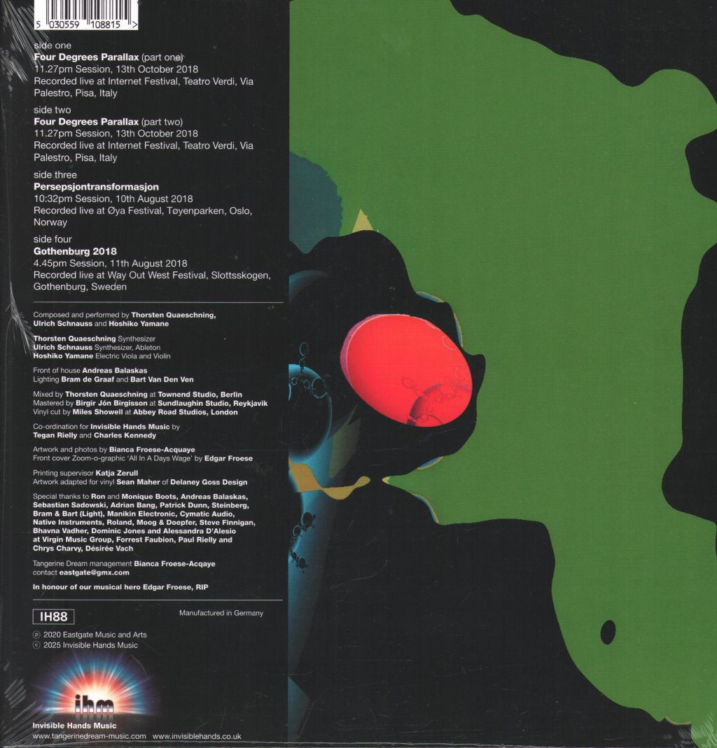 Tangerine Dream - Sessions IV - Double Lp