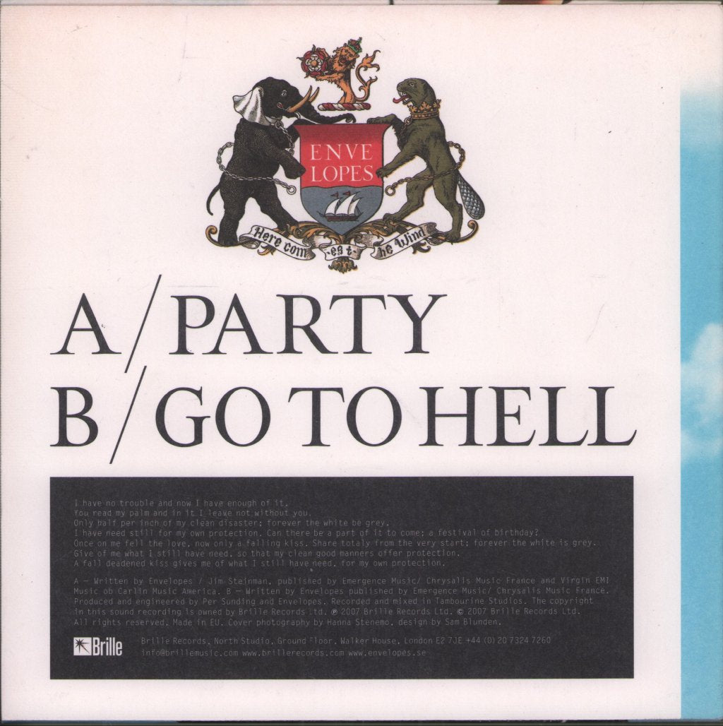 Envelopes - Party - 7 Inch