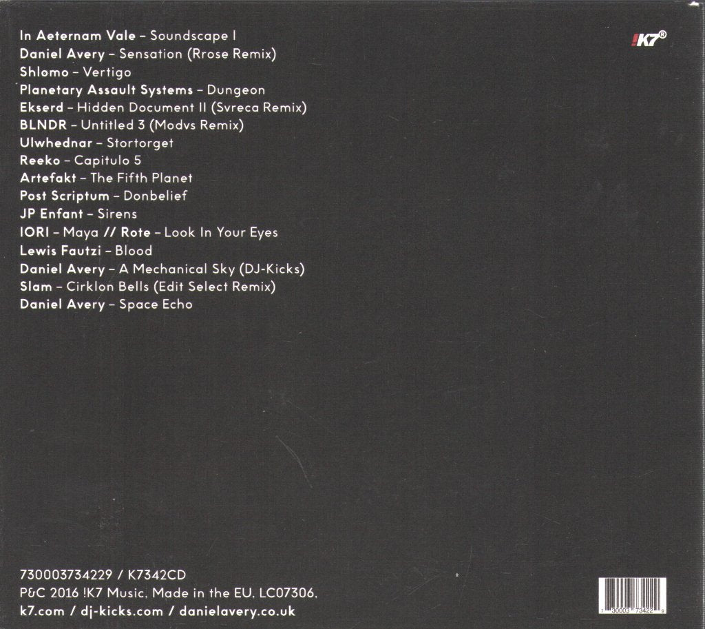 Daniel Avery - DJ-Kicks - Cd