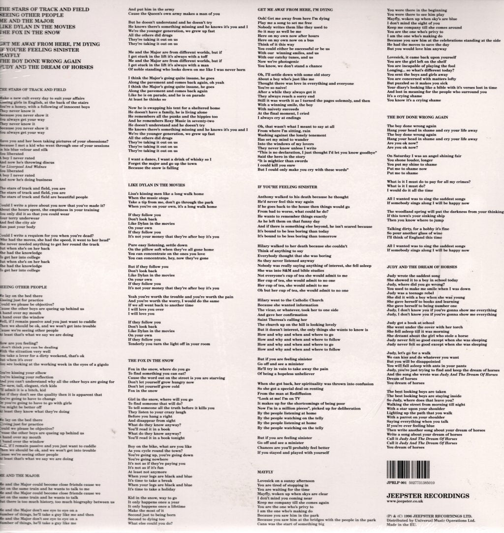Belle And Sebastian - If You're Feeling Sinister - Lp