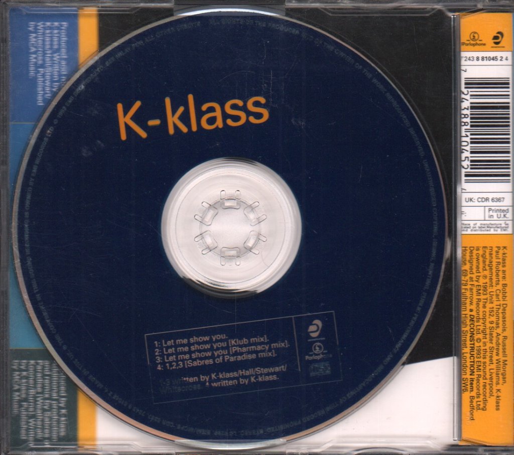 K-Klass - Let Me Show You - Cd