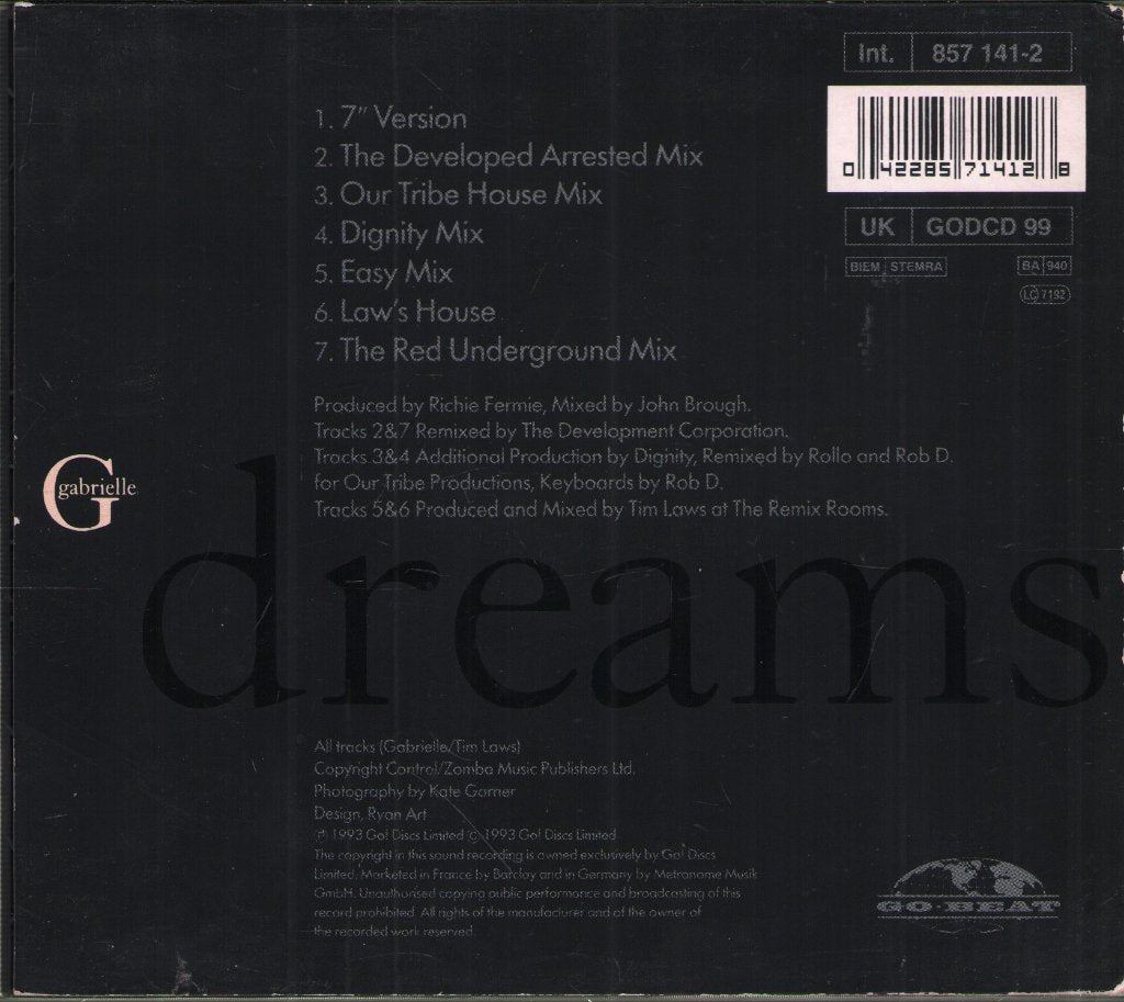 Gabrielle - Dreams - Cd