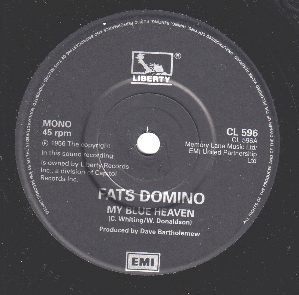 Fats Domino - My Blue Heaven - 7 Inch