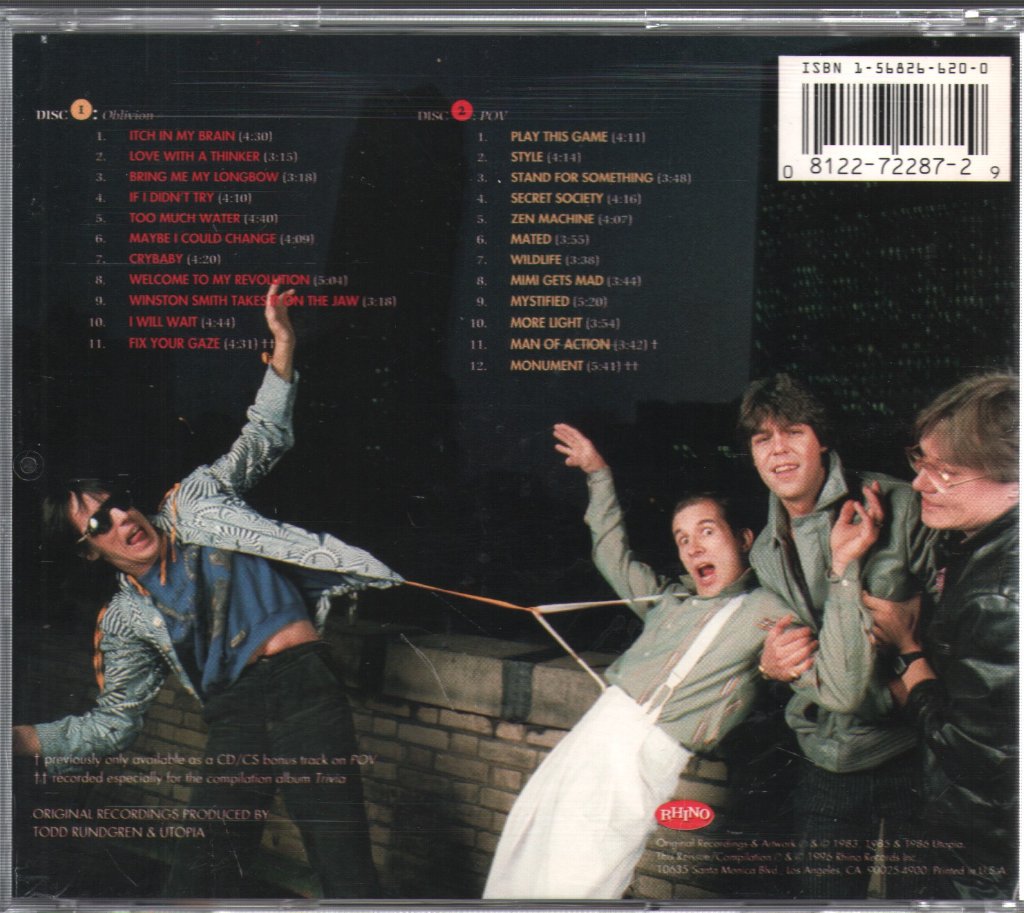 Utopia - Oblivion, POV & Some Trivia - Double Cd