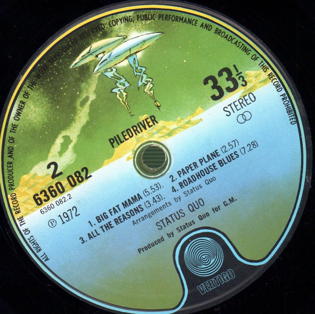 Status Quo - Piledriver - Lp