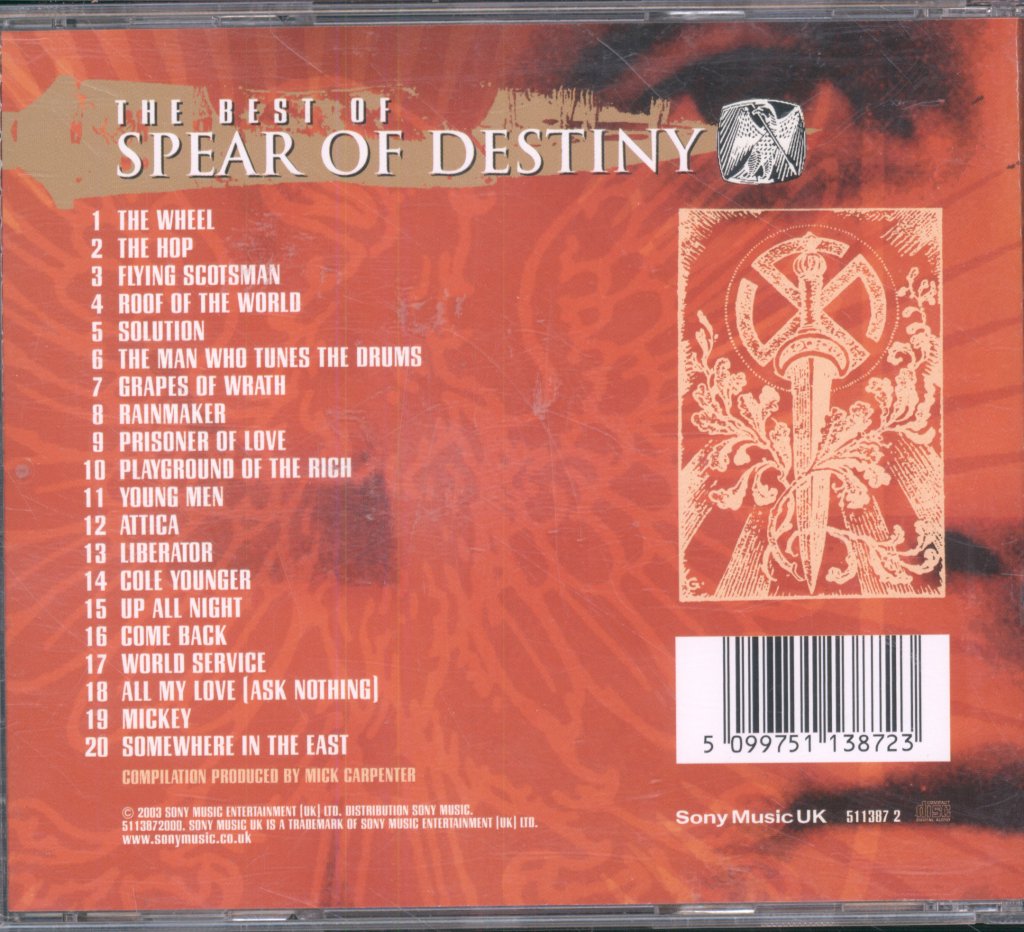 Spear Of Destiny - Best Of Spear Of Destiny - Cd