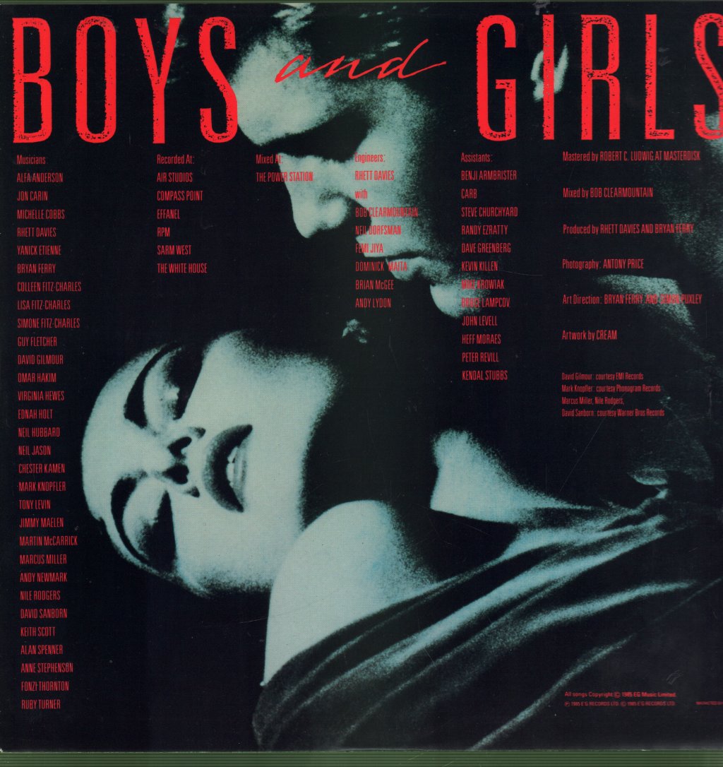 Bryan Ferry - Boys And Girls - Lp