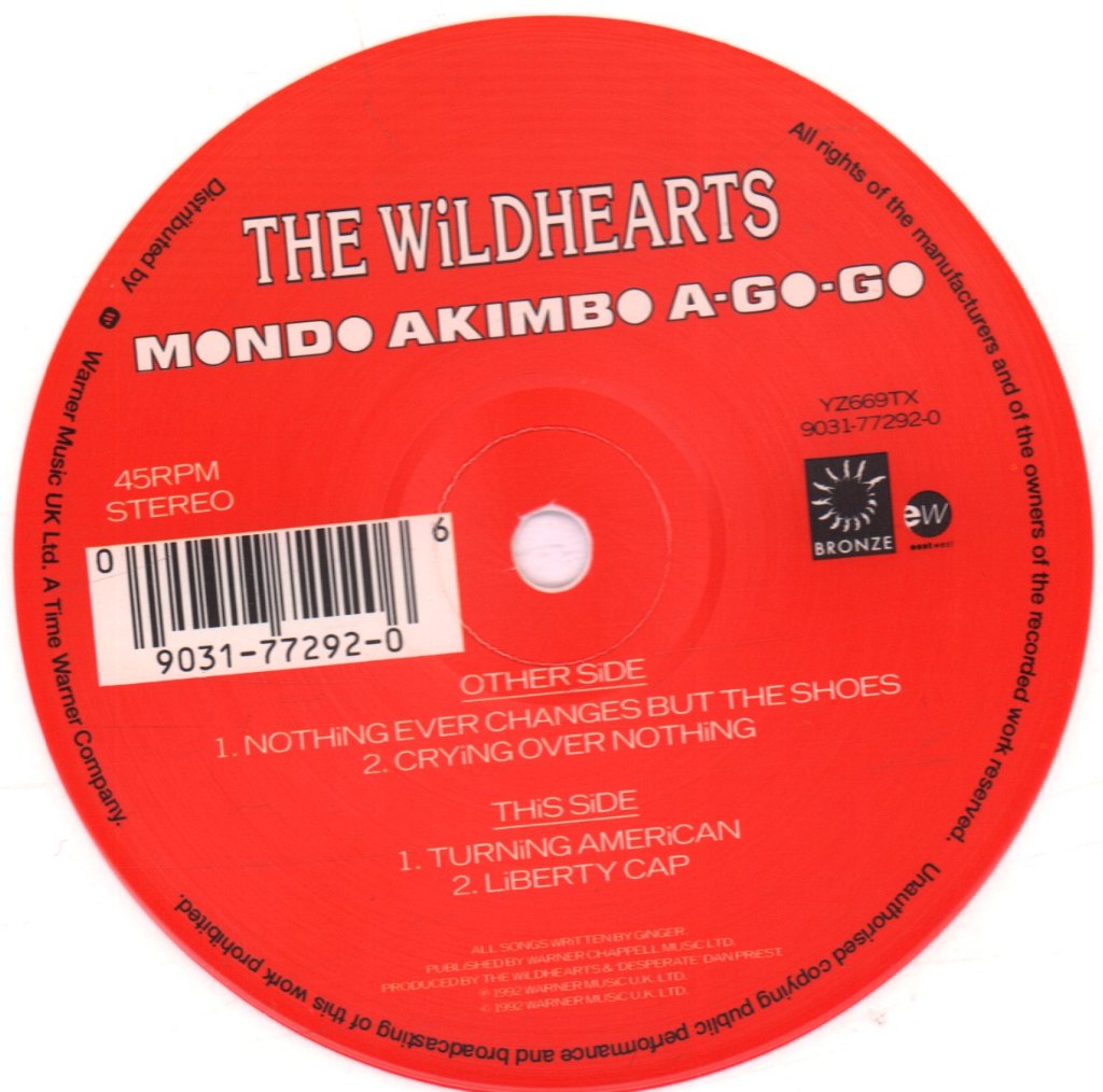 Wildhearts - Mondo Akimbo A Go Go - 12 Inch