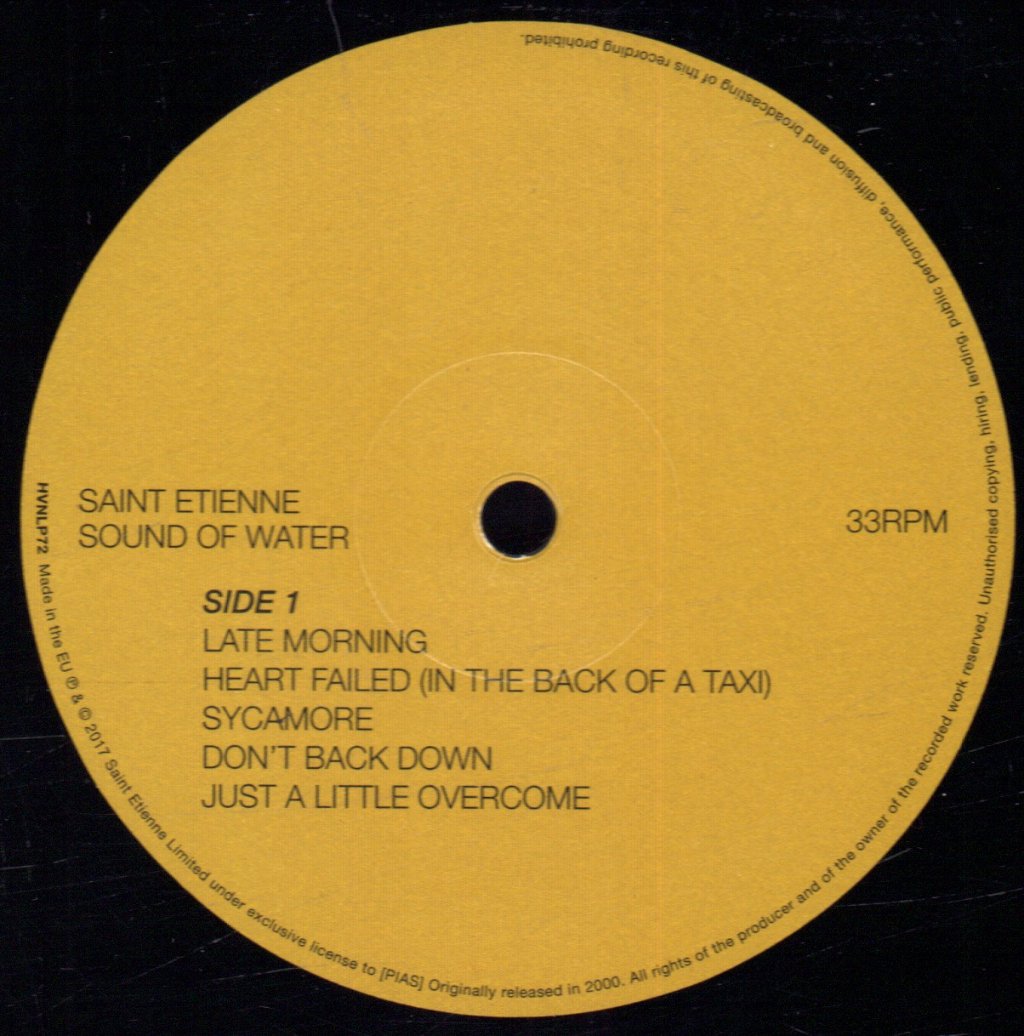 Saint Etienne - Sound Of Water - Lp