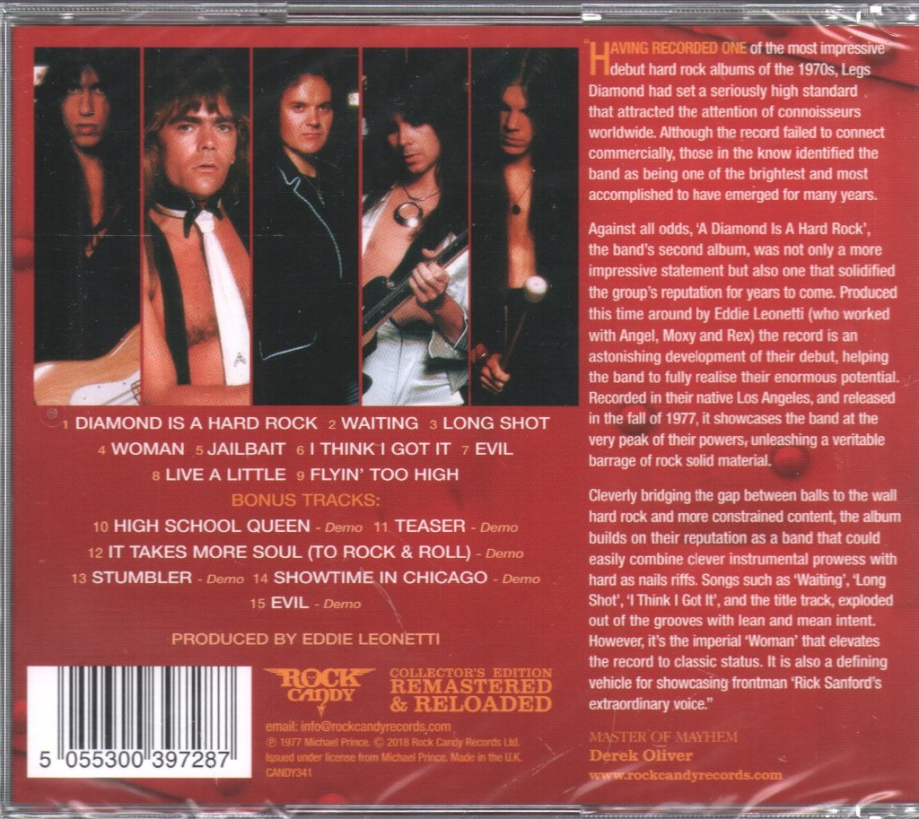 Legs Diamond - A Diamond Is A Hard Rock - Cd
