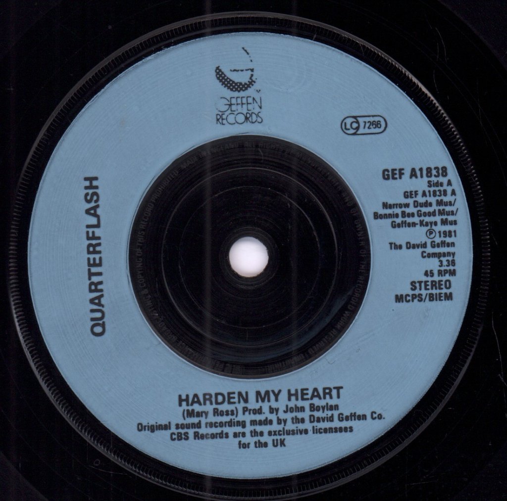 Quarterflash - Harden My Heart - 7 Inch