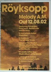 Royksopp - Melody A.m. - Poster