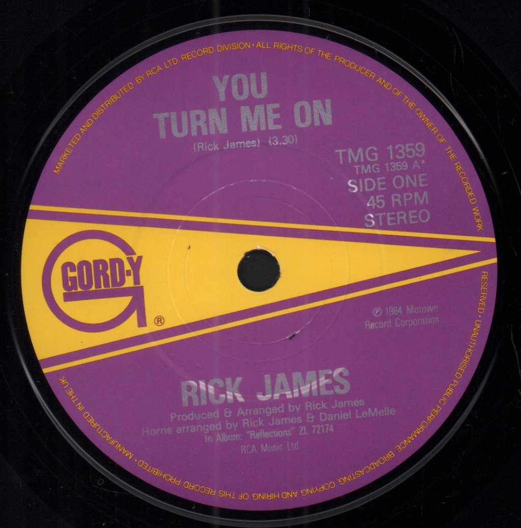 Rick James - You Turn Me On - 7 Inch