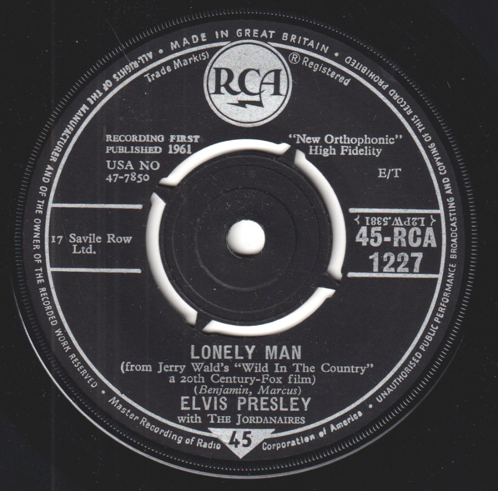 Elvis Presley - surrender - 7 Inch